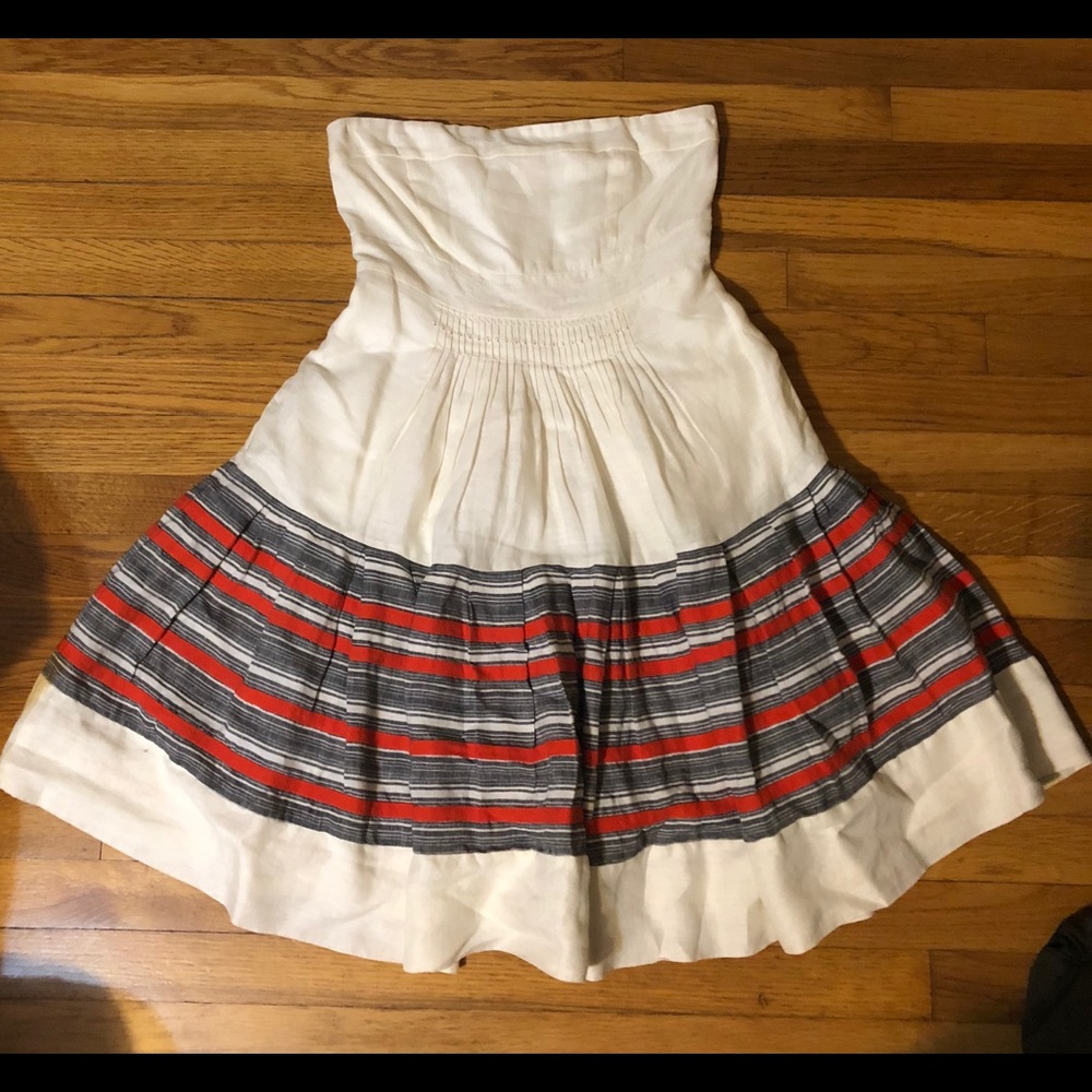 Anthropologie - Floreat strapless dress size 4